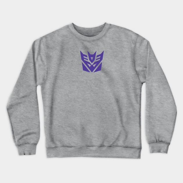 Transformers Decepticon Logo Cartoon Crewneck Sweatshirt by Ryan